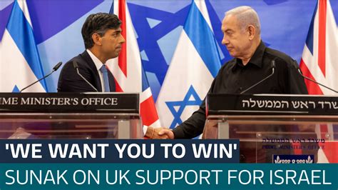 sunak pledges support for israel